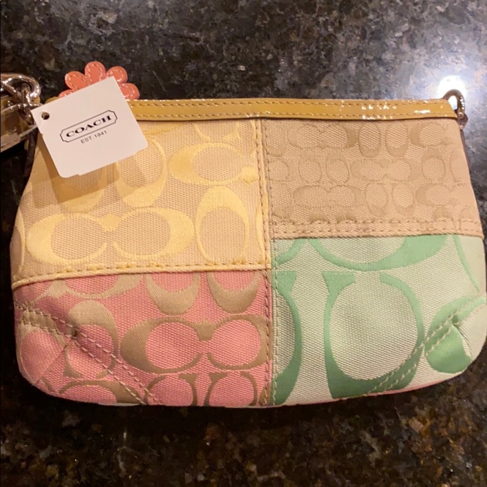 Brand New Coach Wrist Clutch